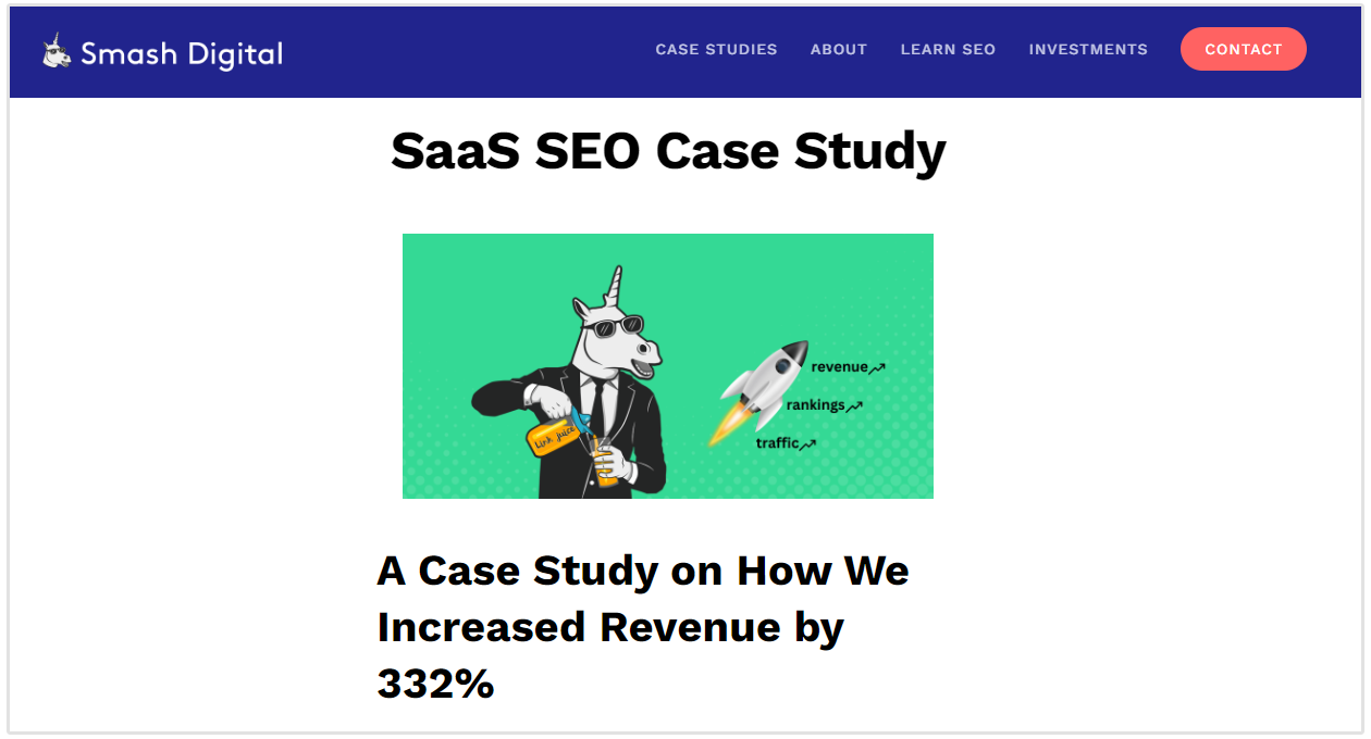 case study voorbeeld